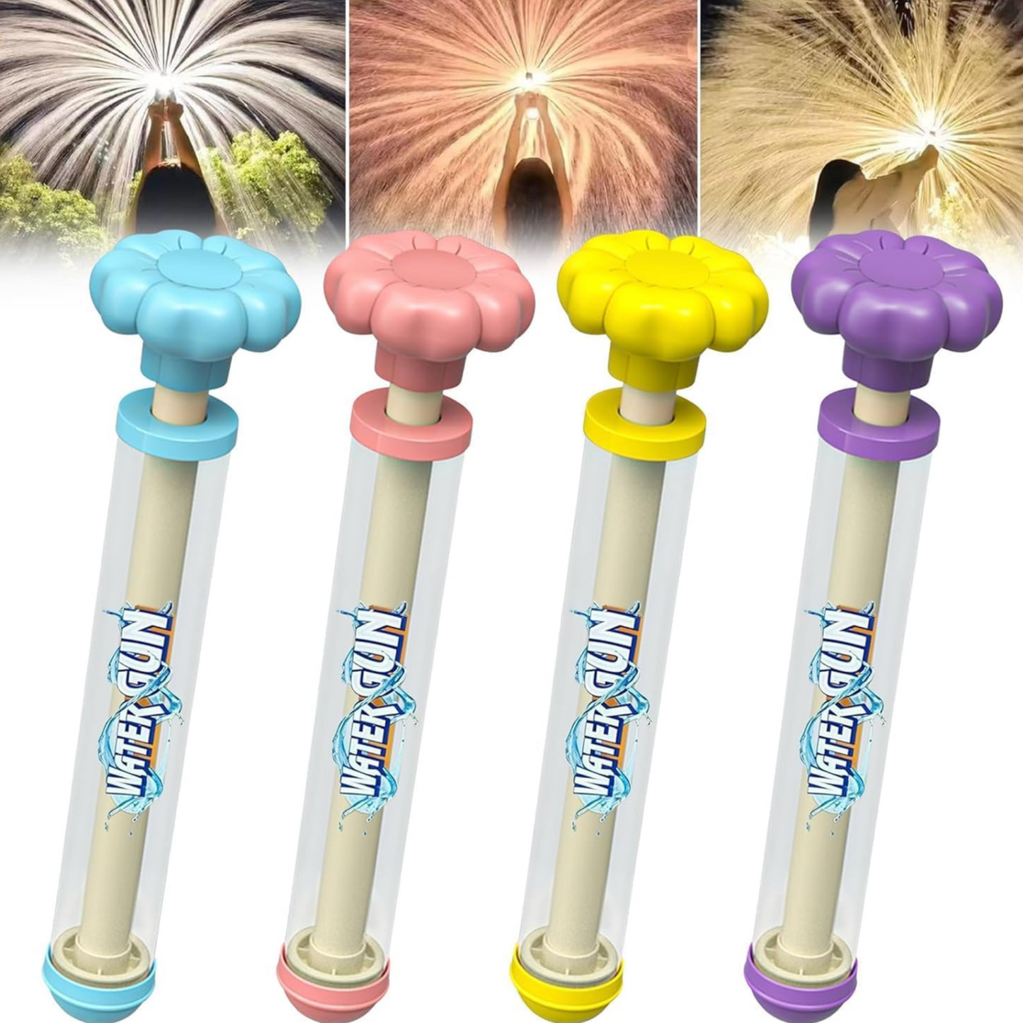 Set of 4 Water Fireworks Spray Guns
