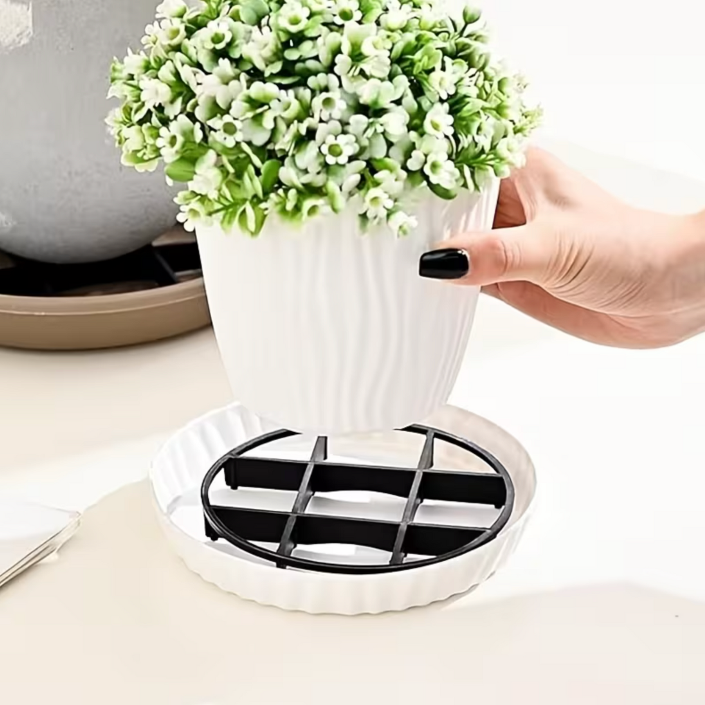 10cm Pot Plant Spacers - 8 Pack