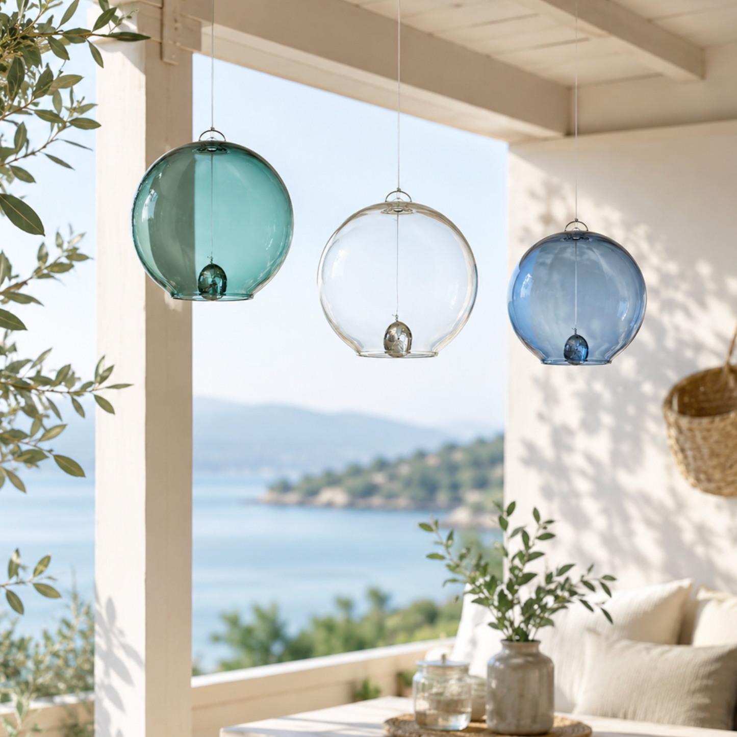 Glass Bell Wind Chime