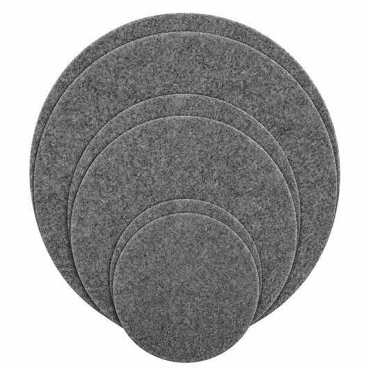 Protective Felt Plant Pot Coasters - Set of 6