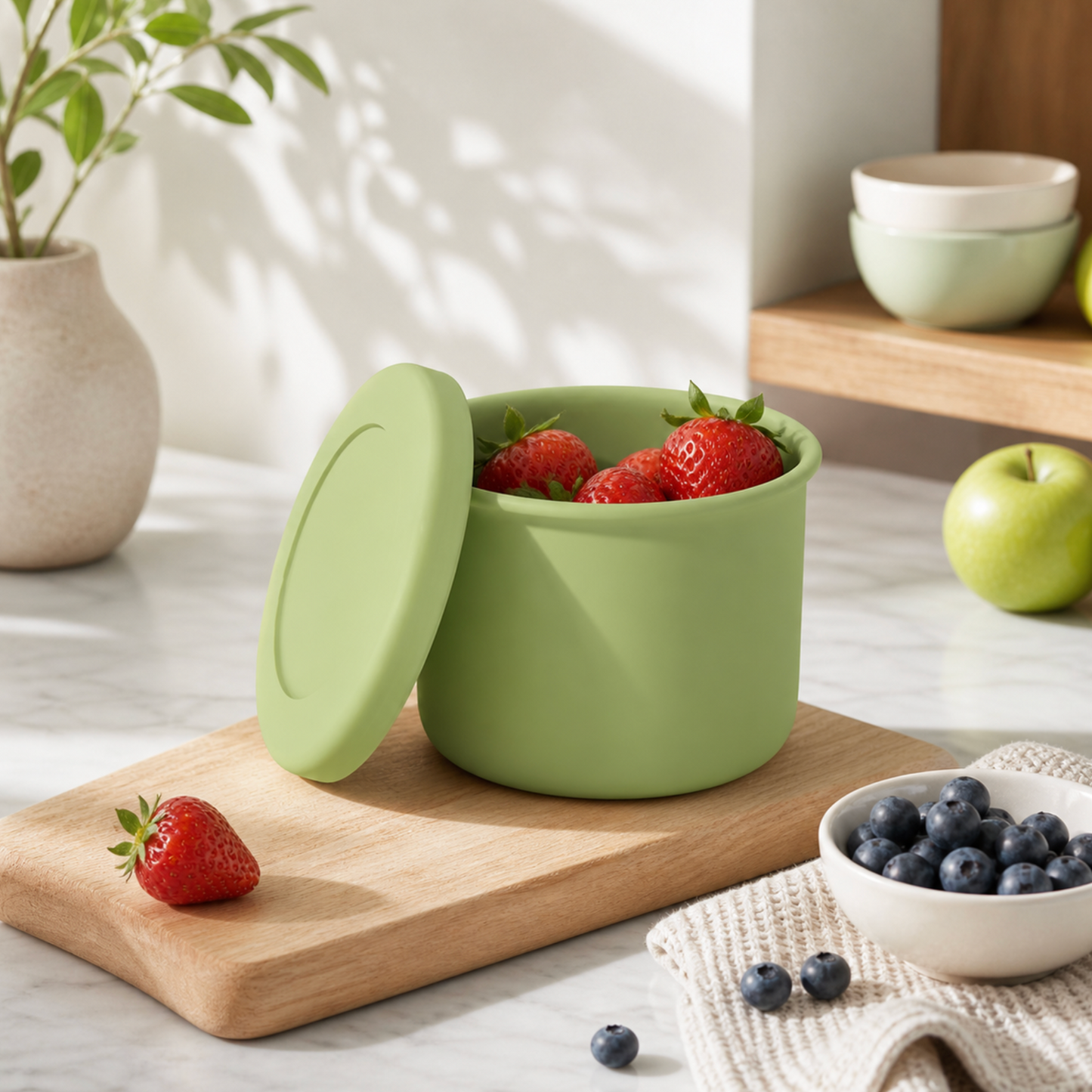 250ml Silicone Food Storage Container with Lid