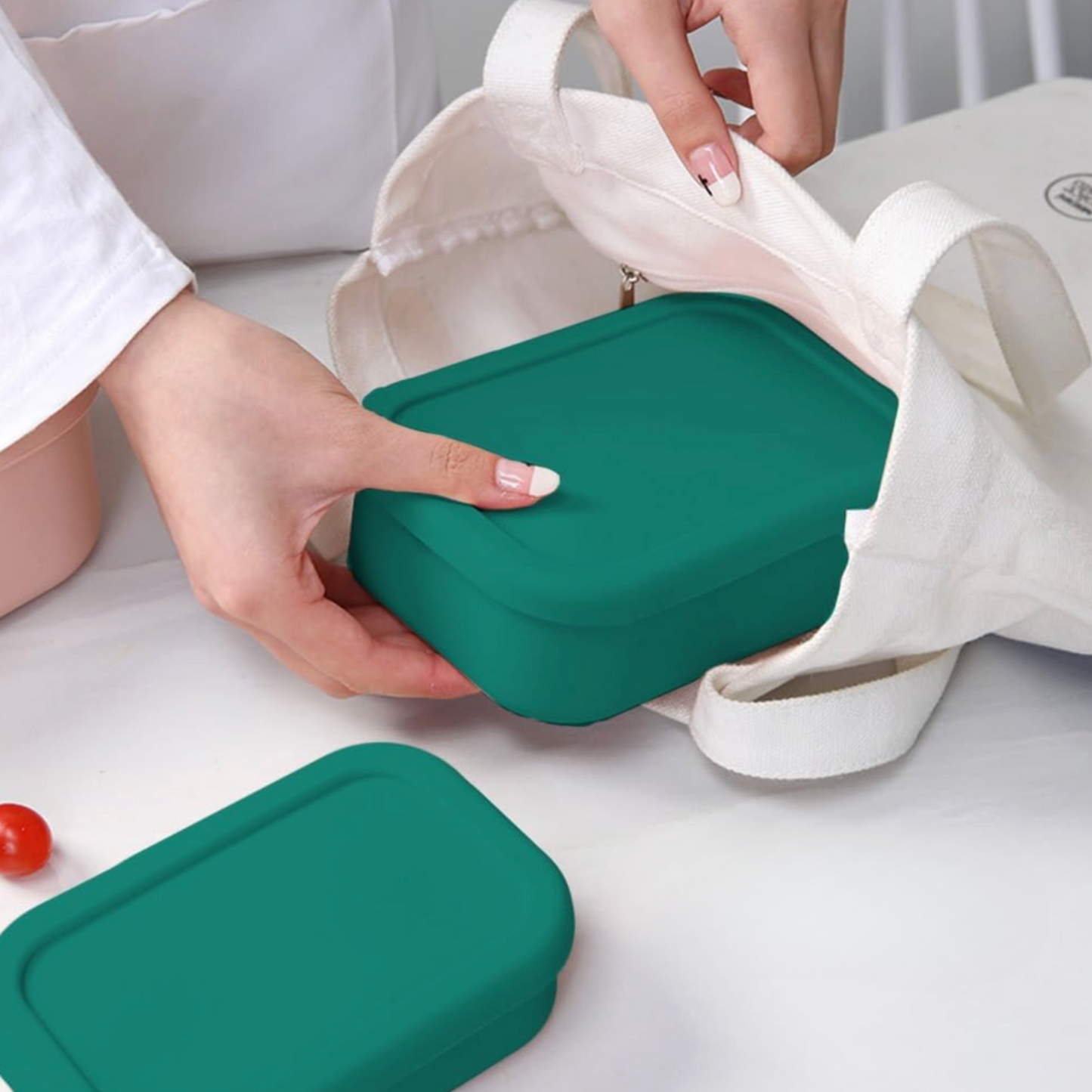 3-Piece Silicone Food Storage Container Set