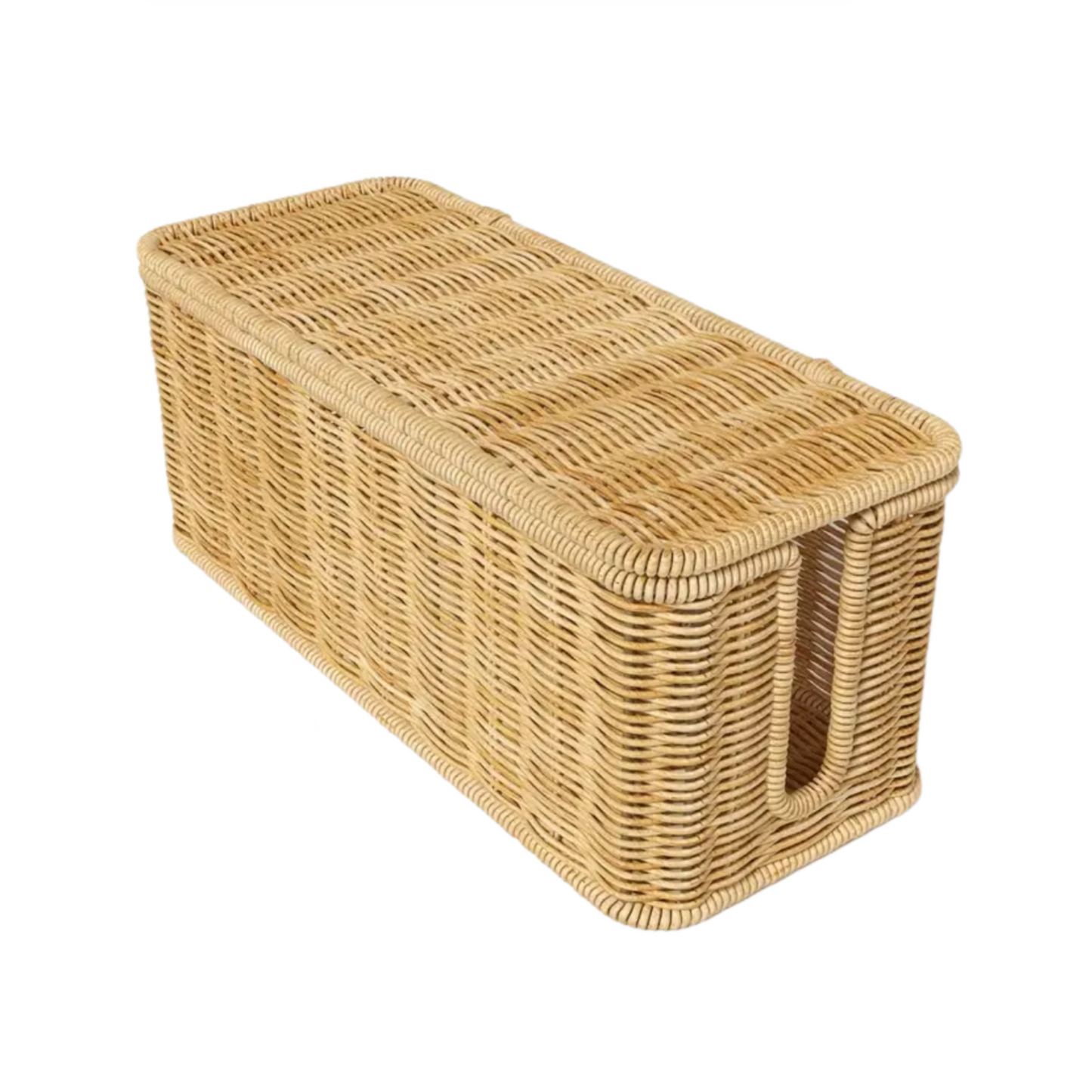 Rattan Cable Management & Storage Box