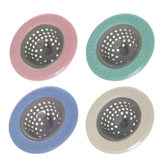 Set of 4 Silicone Drain Strainers