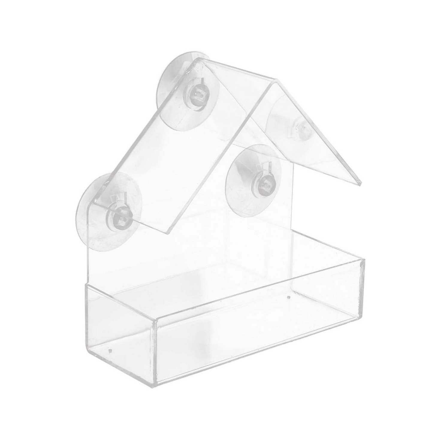 Clear Window Bird Feeder with Suction Cups