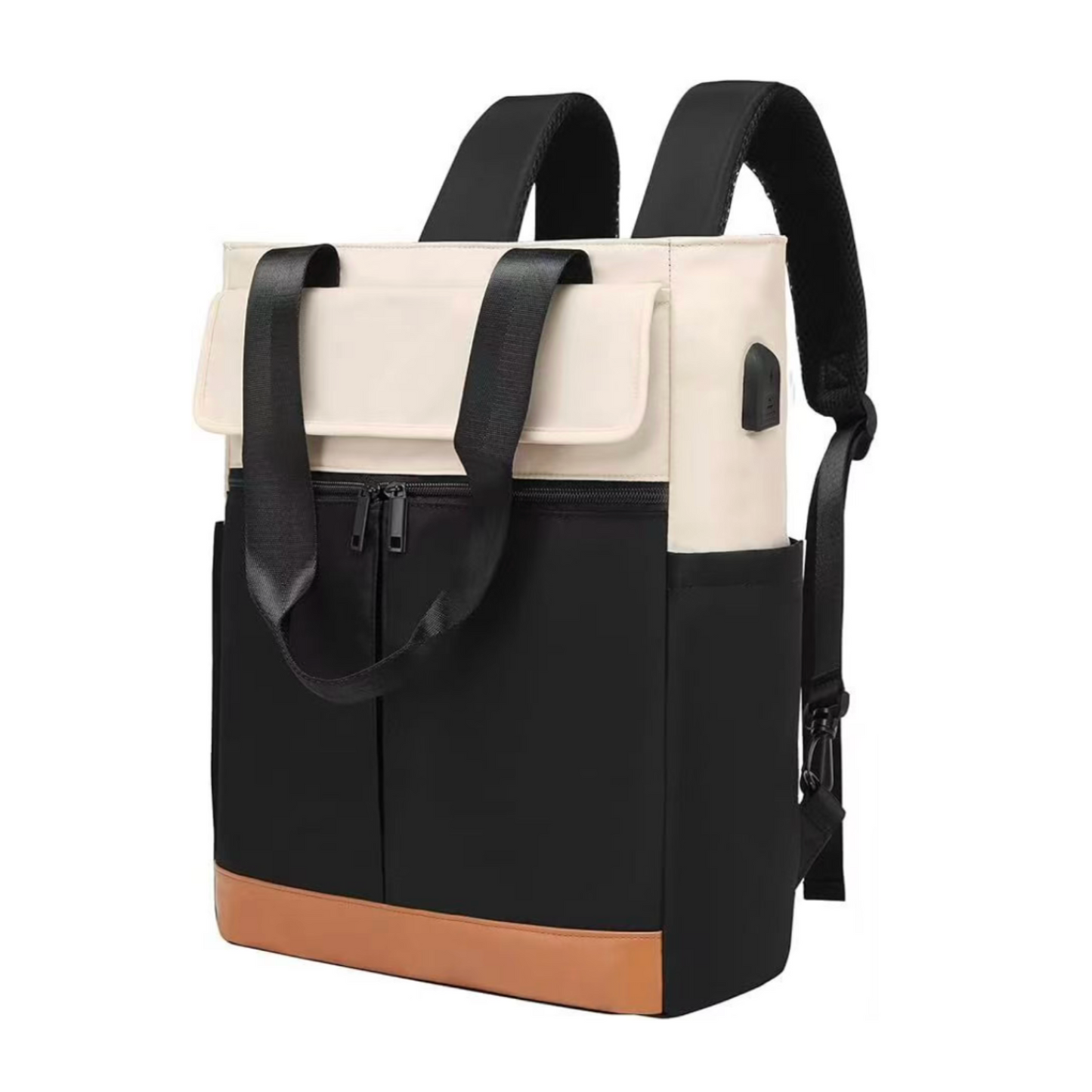 Convertible Backpack and Tote with USB Charging