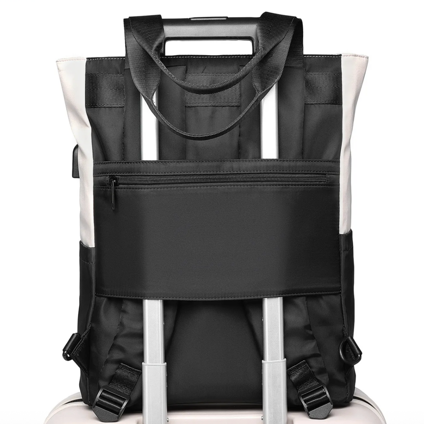 Convertible Backpack and Tote with USB Charging