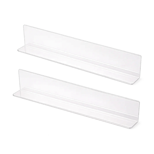 L-Shaped Shelf Edge & Gap Guard - 2 Pack