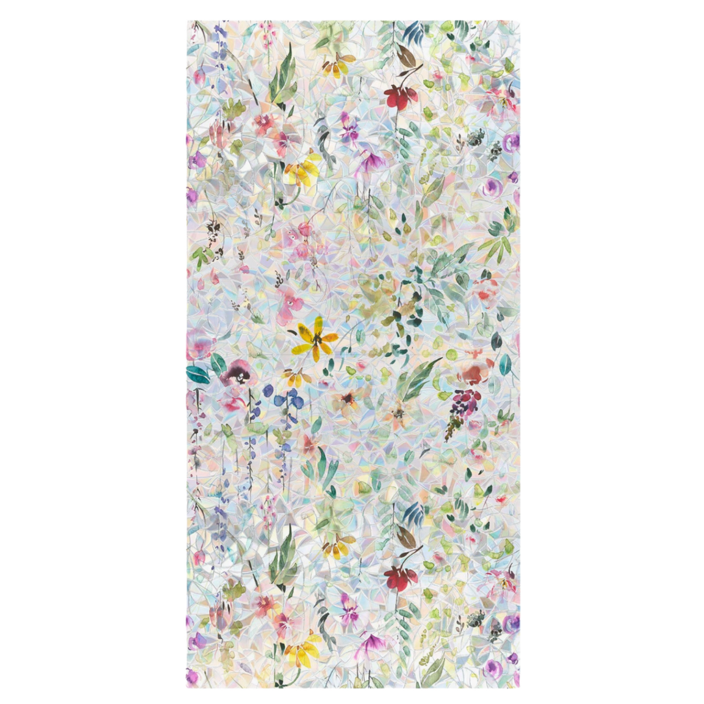 Wildflower Decorative Static Window Film - 100 x 43cm