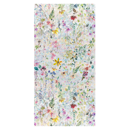 Wildflower Decorative Static Window Film - 100 x 43cm