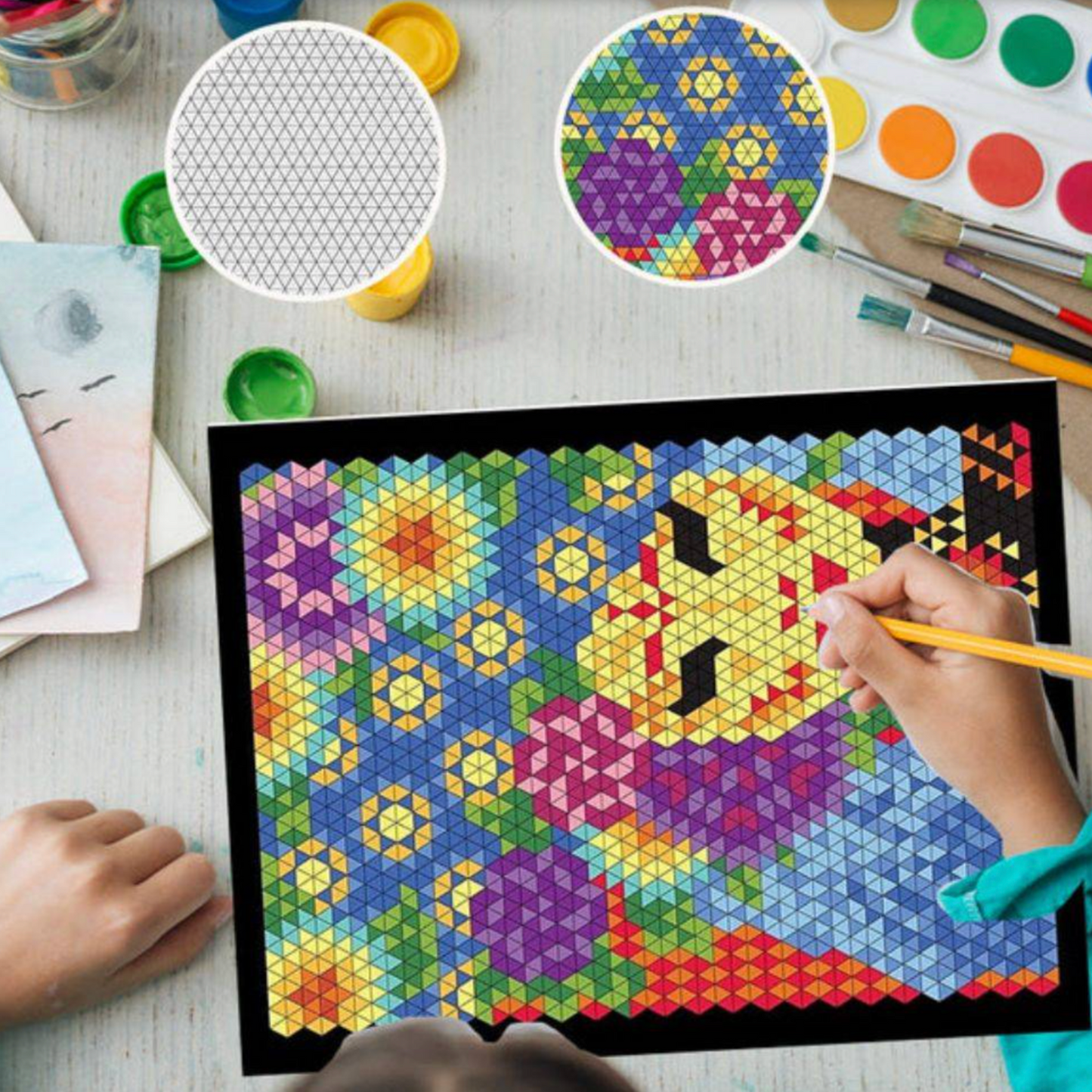100 Quest Colour By Number Book
