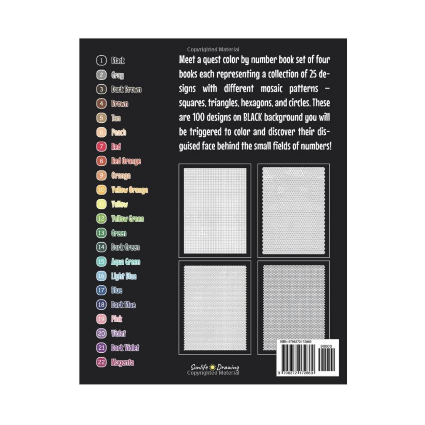 100 Quest Colour By Number Book