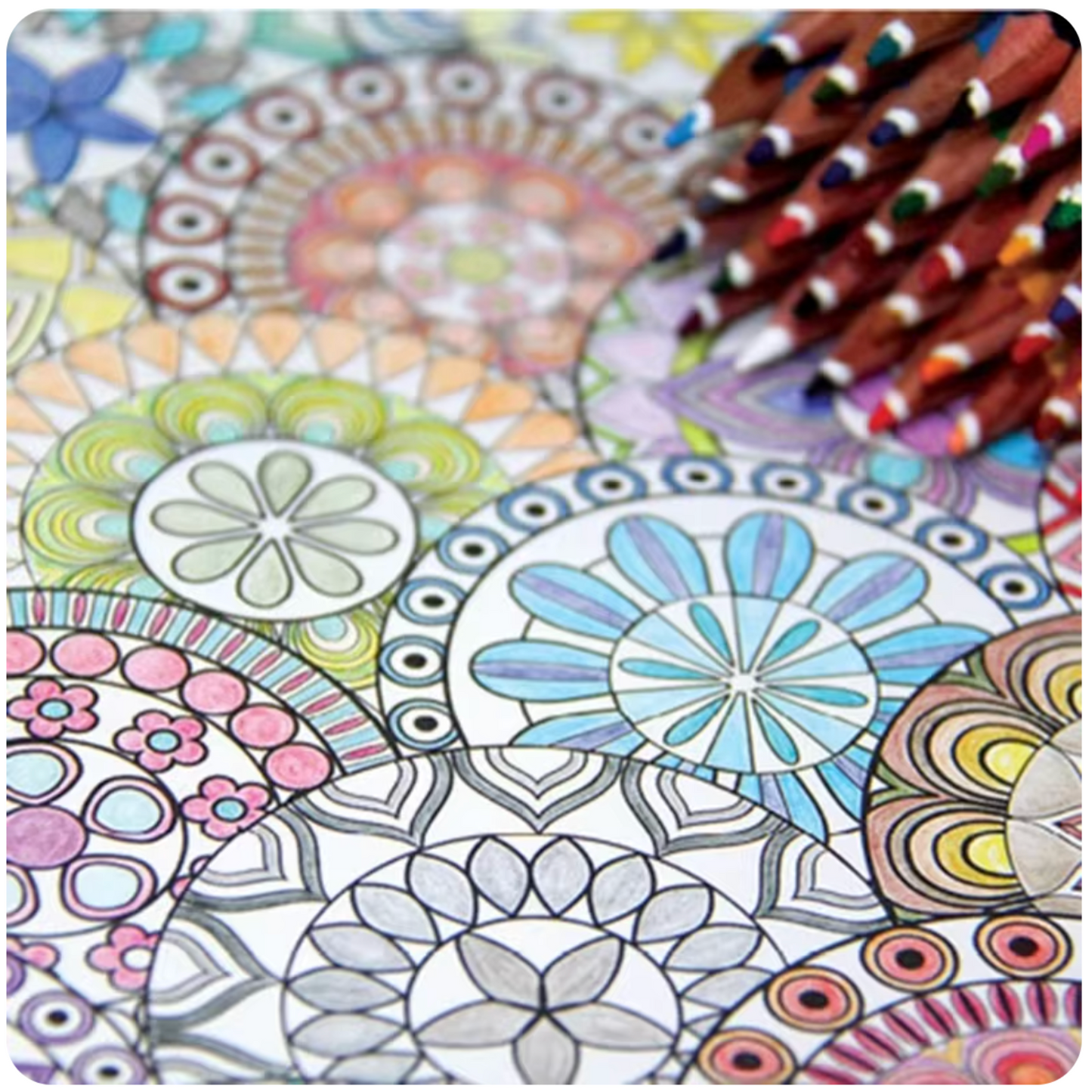 Zen Mandalas Adult Colouring Book - 100 Mandalas