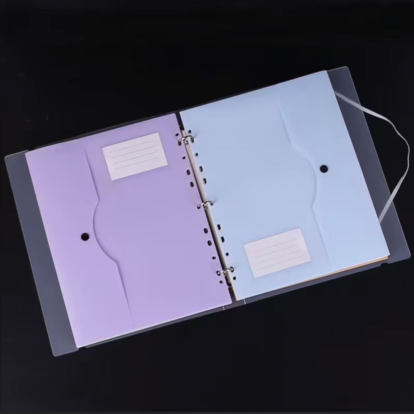 A4 Ring Binder with 6 Colour Envelope Sleeves