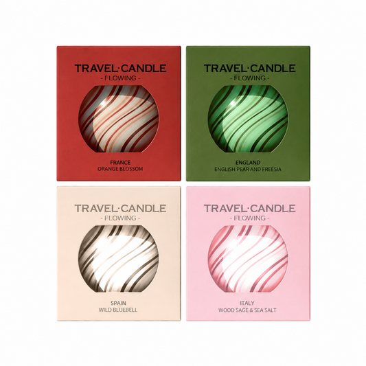 Travel-Inspired Scented Candle Gift Set - 4 Pack