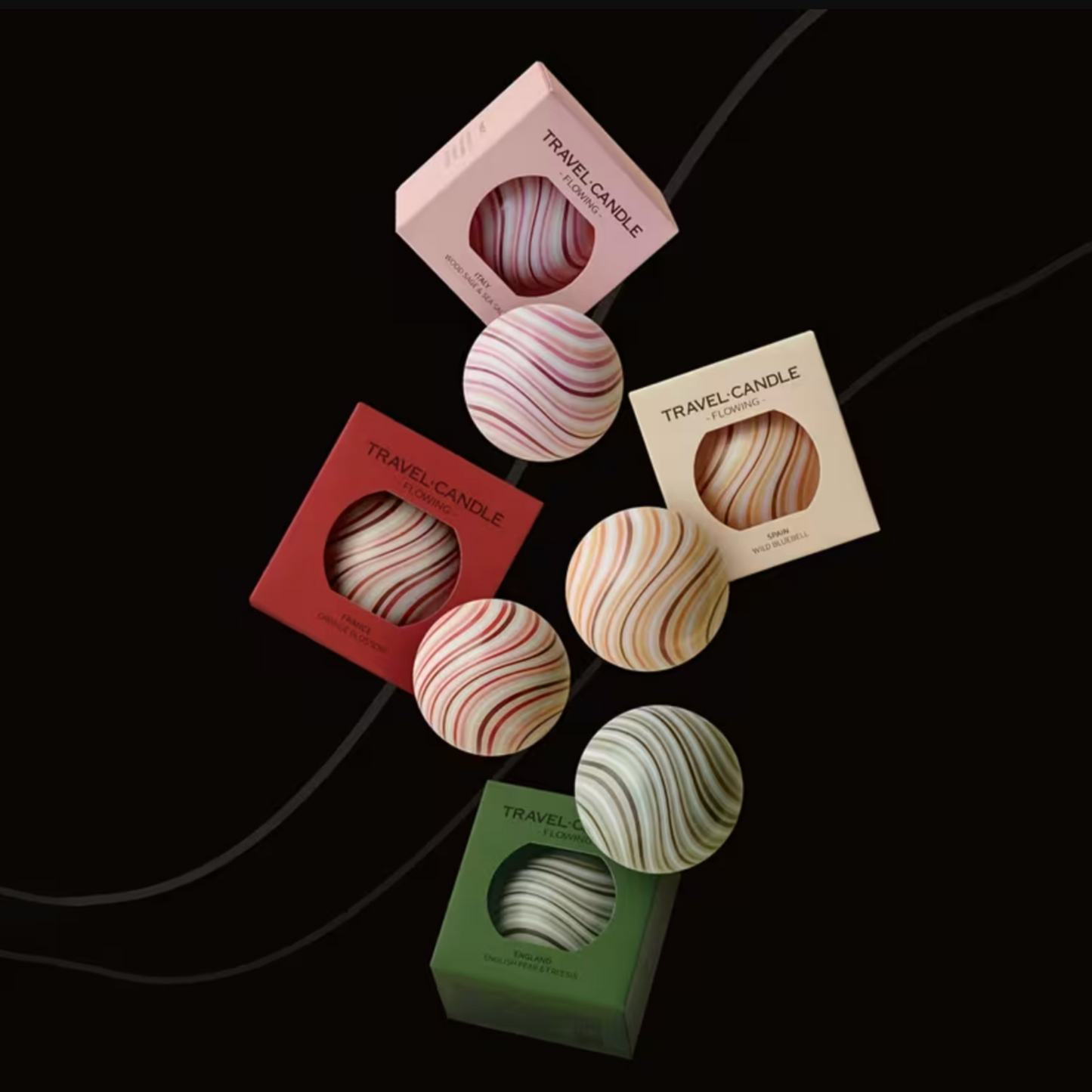 Travel-Inspired Scented Candle Gift Set - 4 Pack