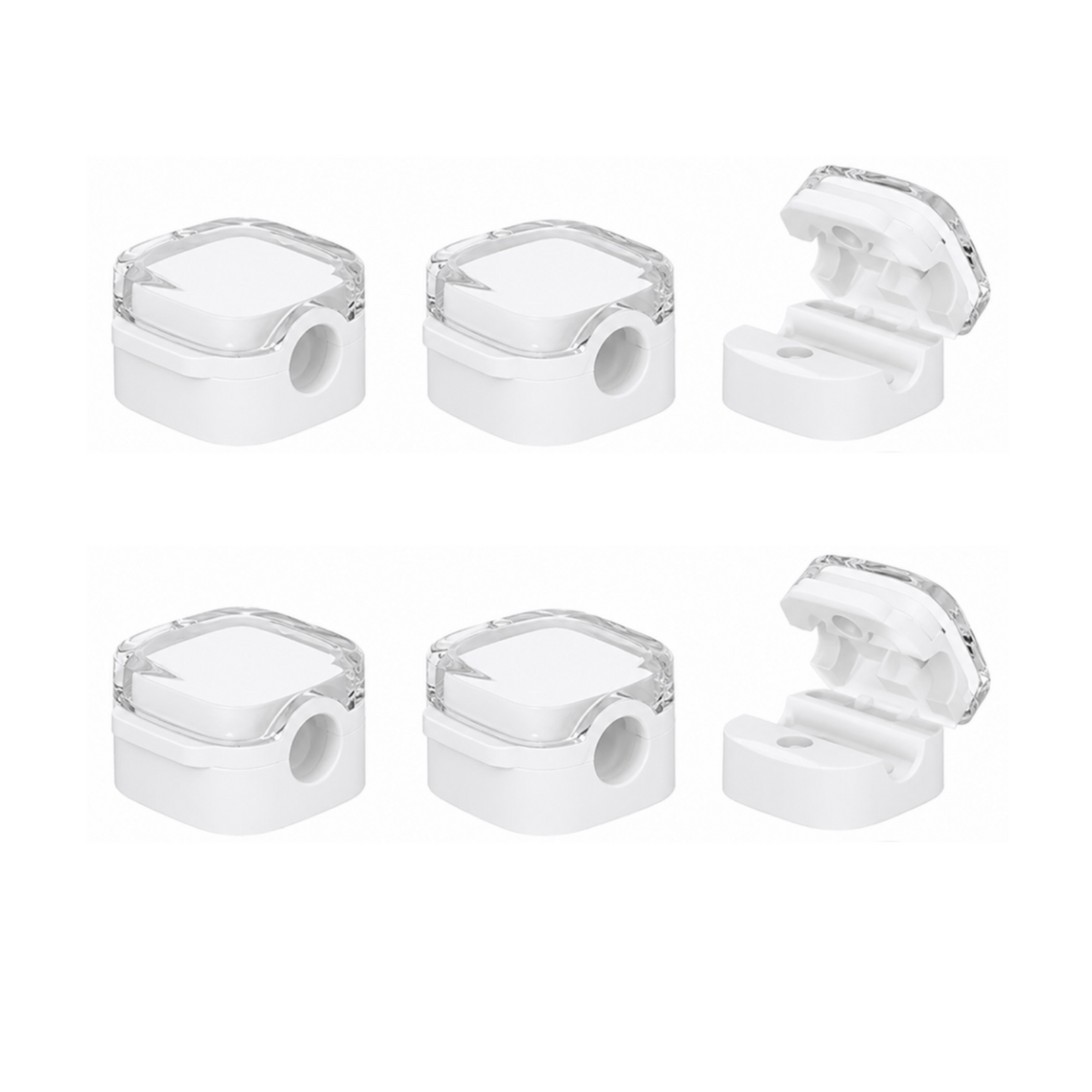 Glow In The Dark Cable Clips - 6 Pack