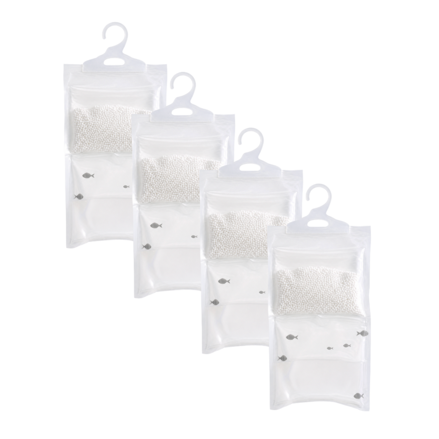 500ml Hanging Moisture Absorber Bag - 4 Pack