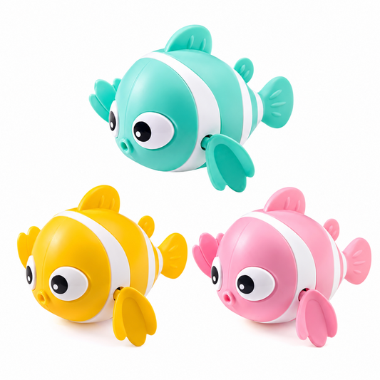 Fish Friend Wind Up Bath Toy - 3 Pack