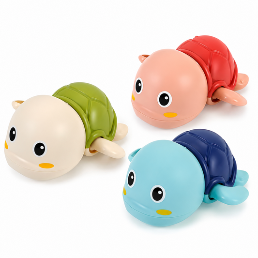 Turtle Friend Wind Up Bath Toy - 3 Pack
