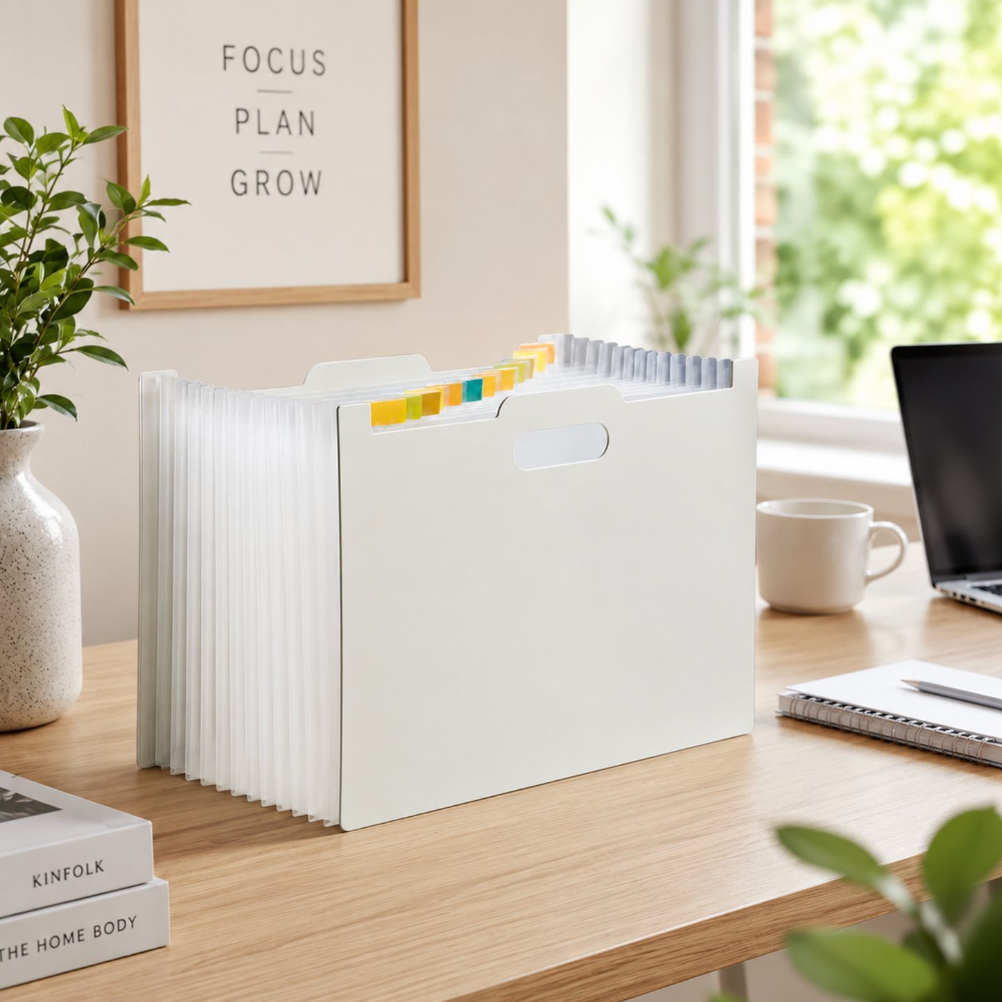 A4 Expandable File Organiser with 13 Pockets & Carry Handle