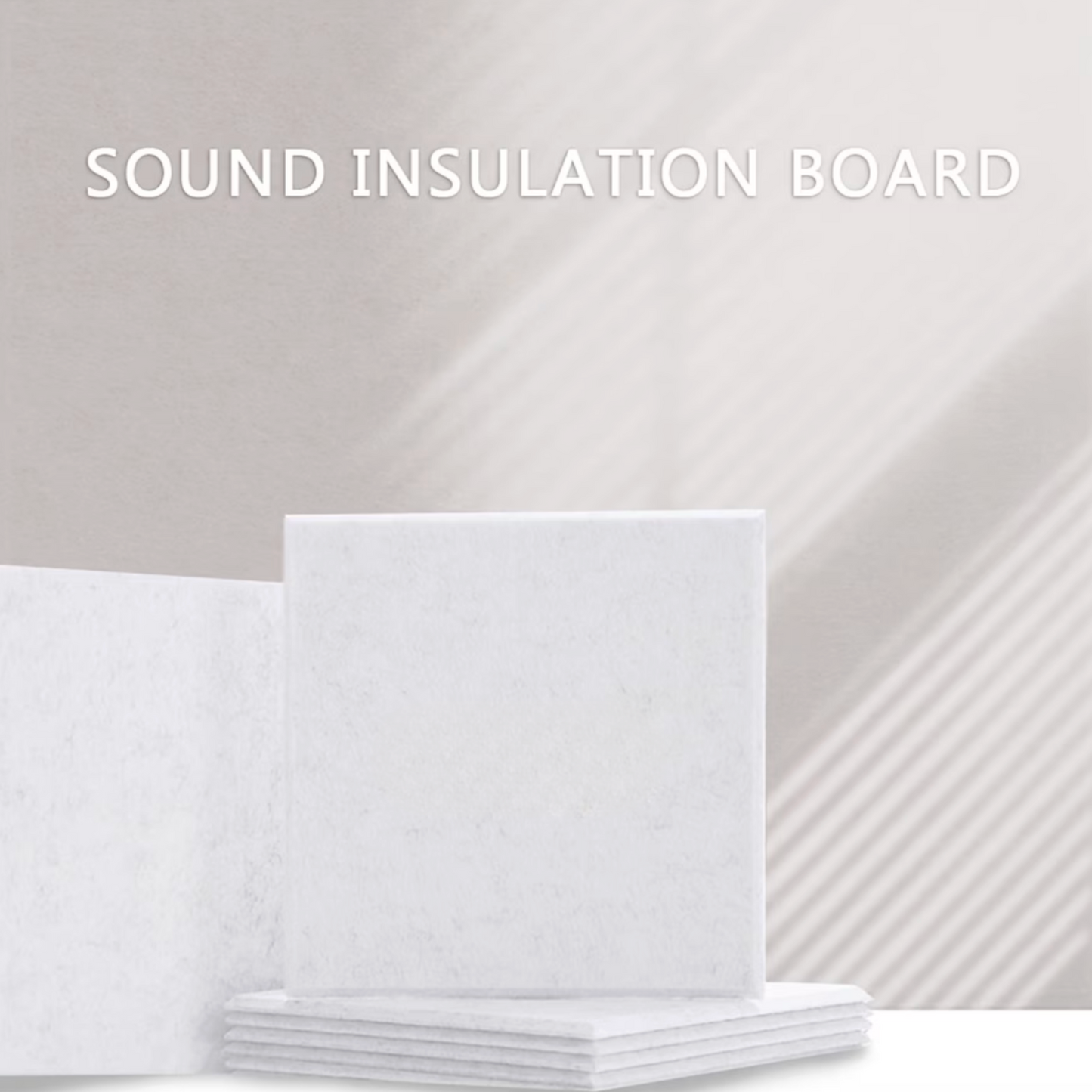 6 Piece Felt Pin Board & Soundproofing Tile Set