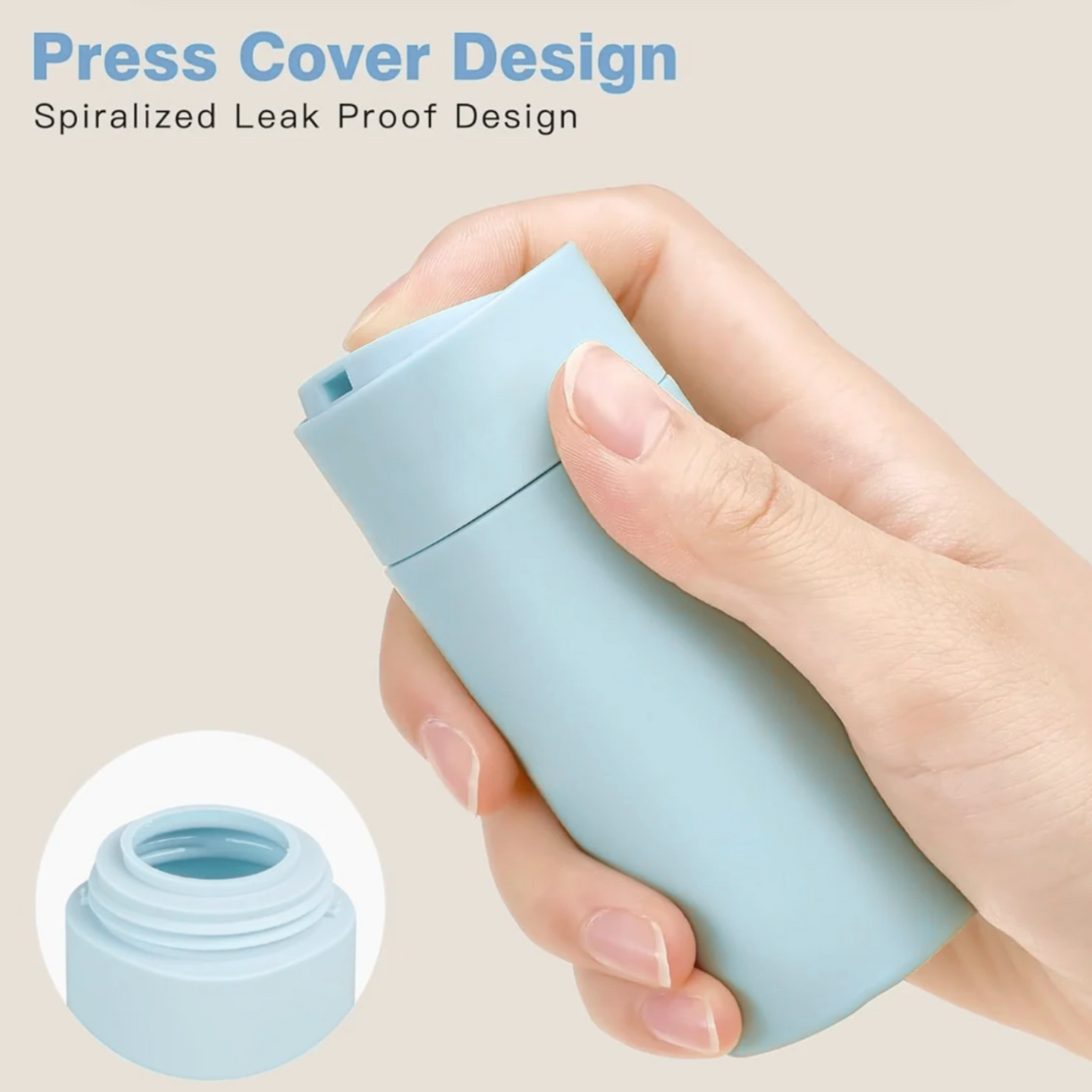 8 Piece Travel Bottle Set with Travel Bag