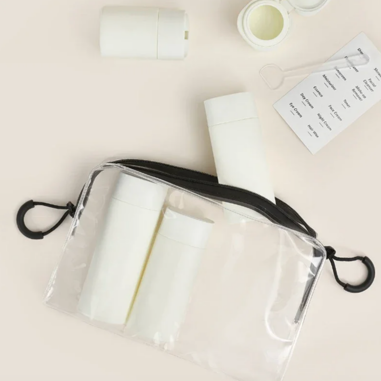 8 Piece Travel Bottle Set with Travel Bag