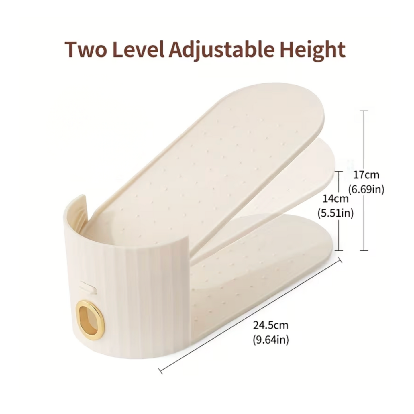 Set of 6 Adjustable Shoe Organisers