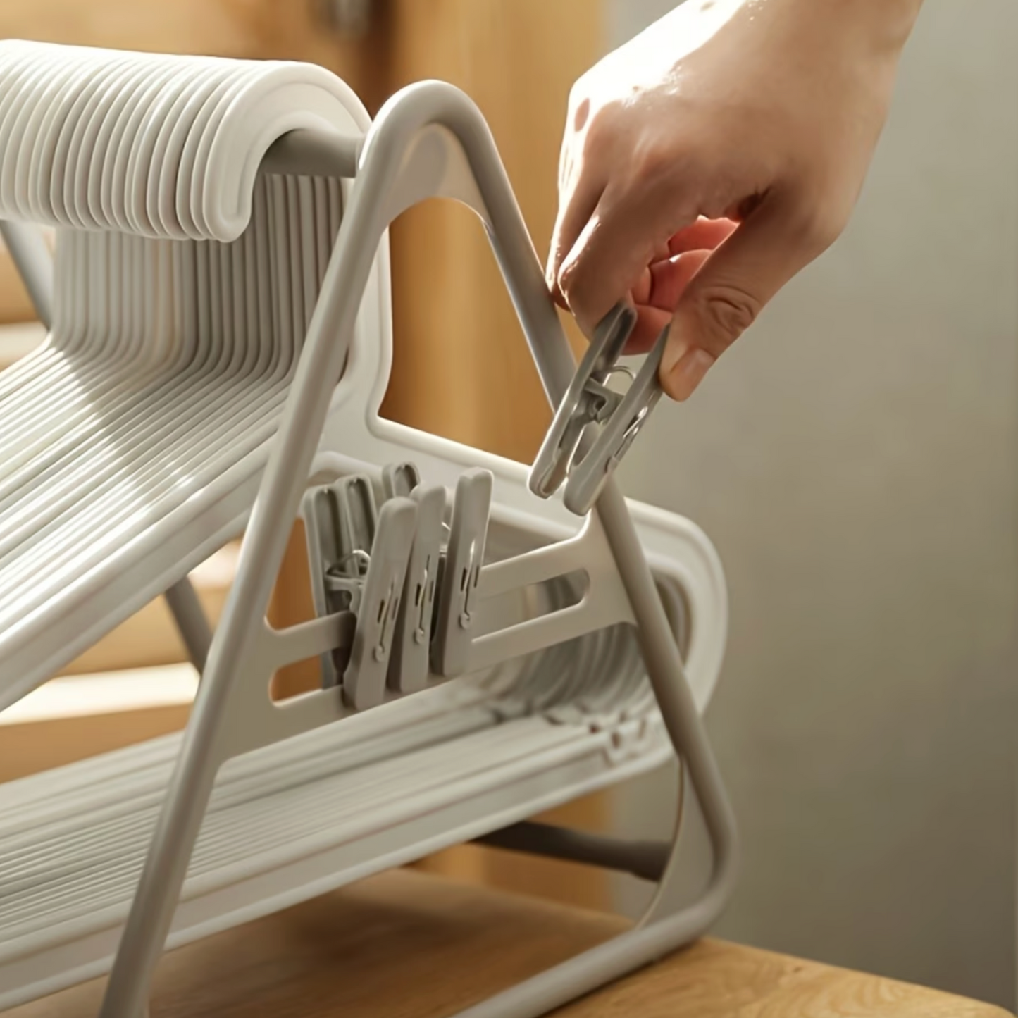 Hanger & Peg Storage Rack