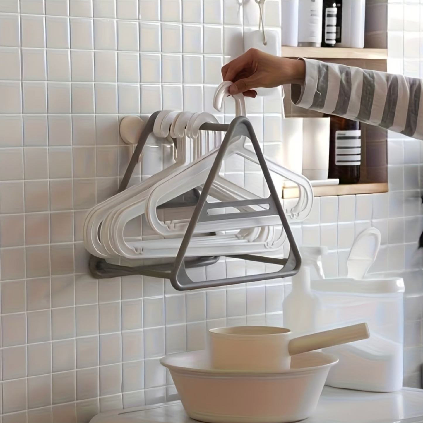 Hanger & Peg Storage Rack