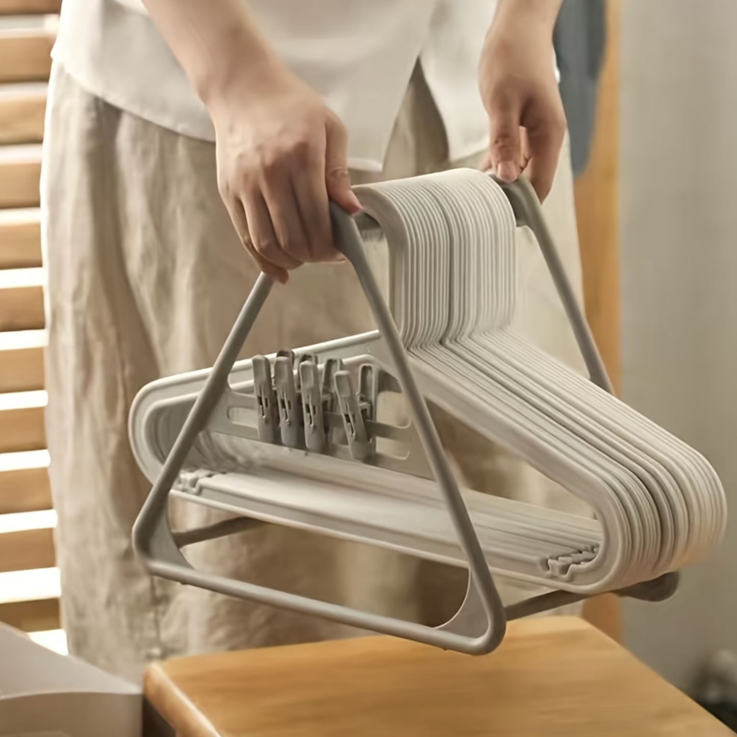 Hanger & Peg Storage Rack