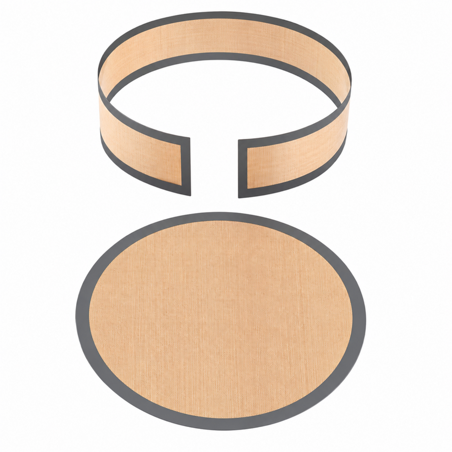 2 Piece Silicone Non-Stick Cake Tin Liner Set