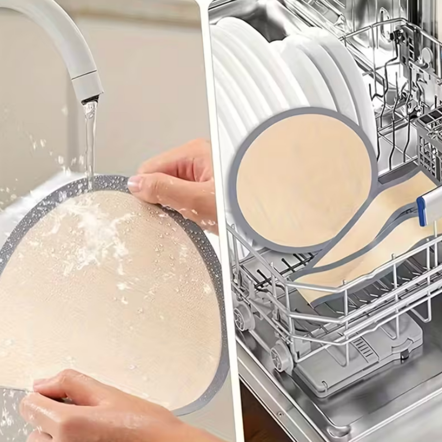 2 Piece Silicone Non-Stick Cake Tin Liner Set