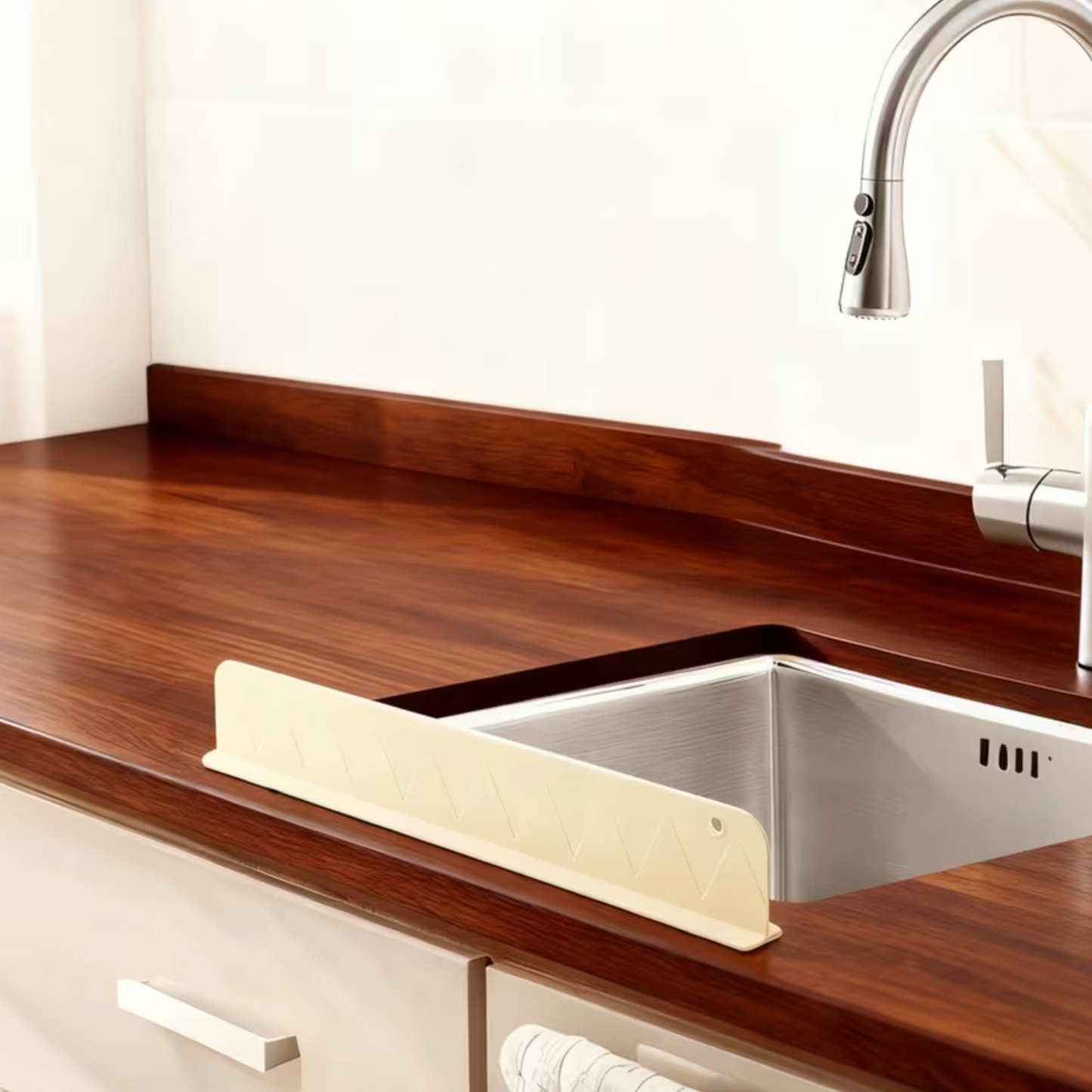 Kitchen Sink Silicone Splash Guard with Suction Cups