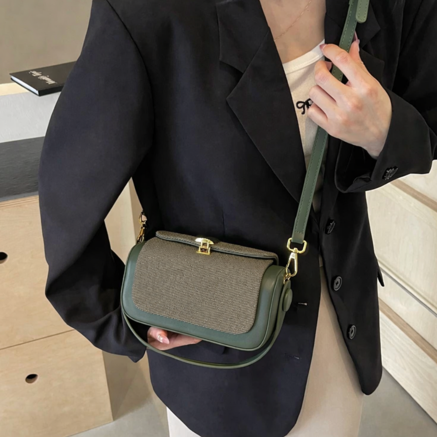 Commuter Crossbody Shoulder Bag and Clutch