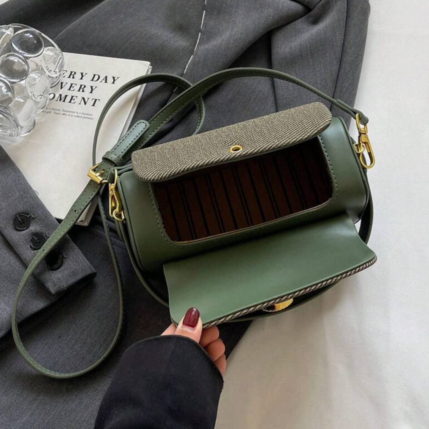 Commuter Crossbody Shoulder Bag and Clutch