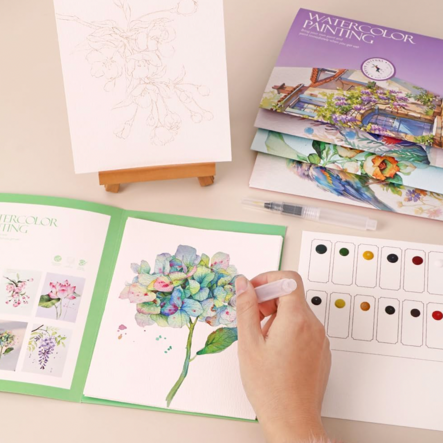 6-Piece Watercolour Painting Set