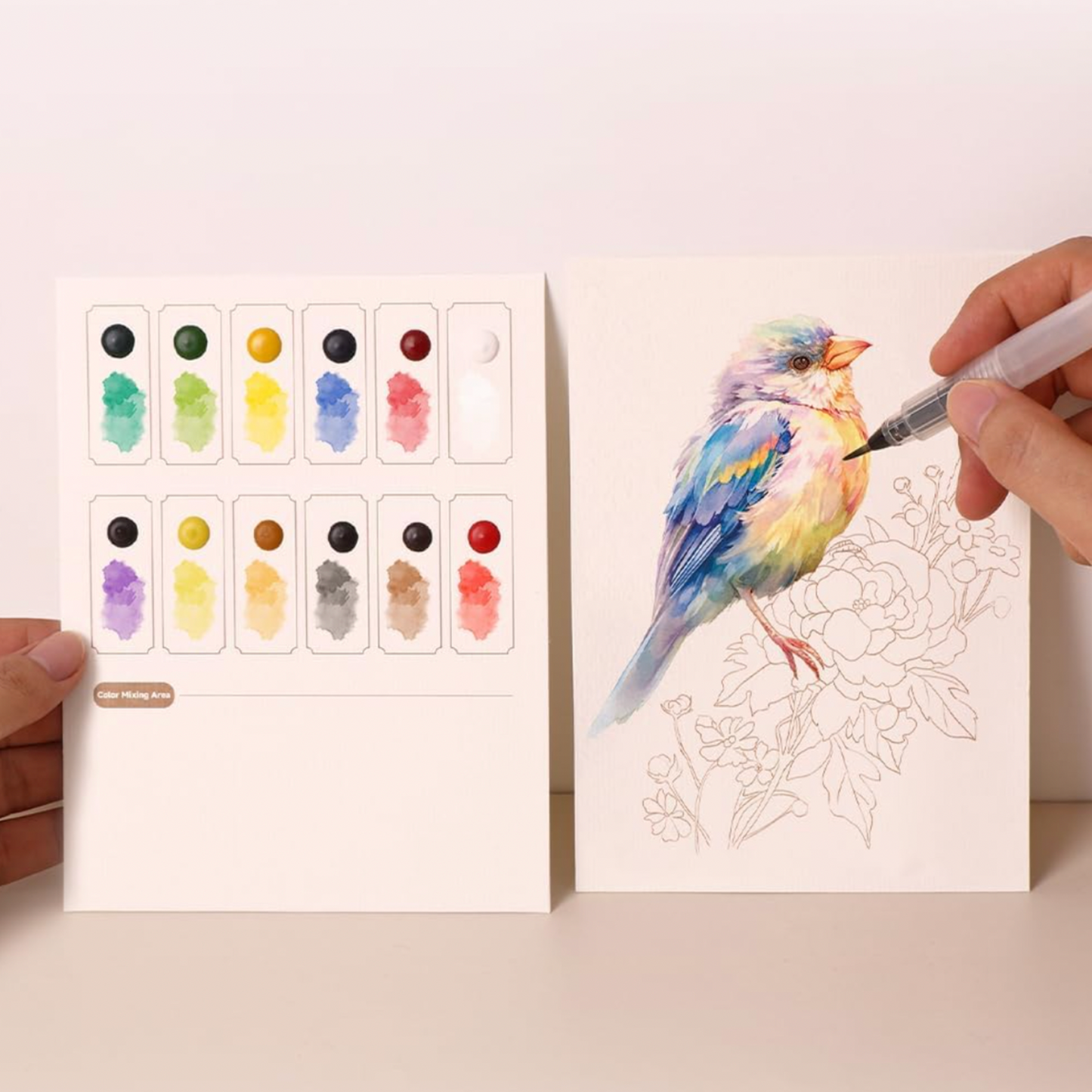 6-Piece Watercolour Painting Set