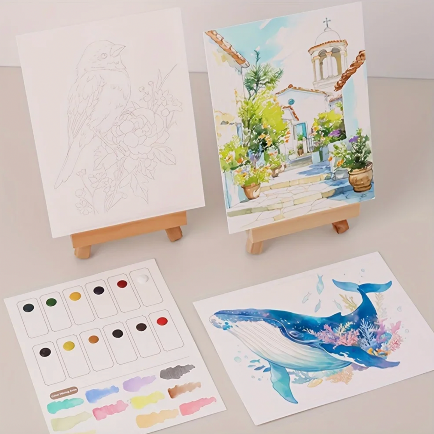 6-Piece Watercolour Painting Set