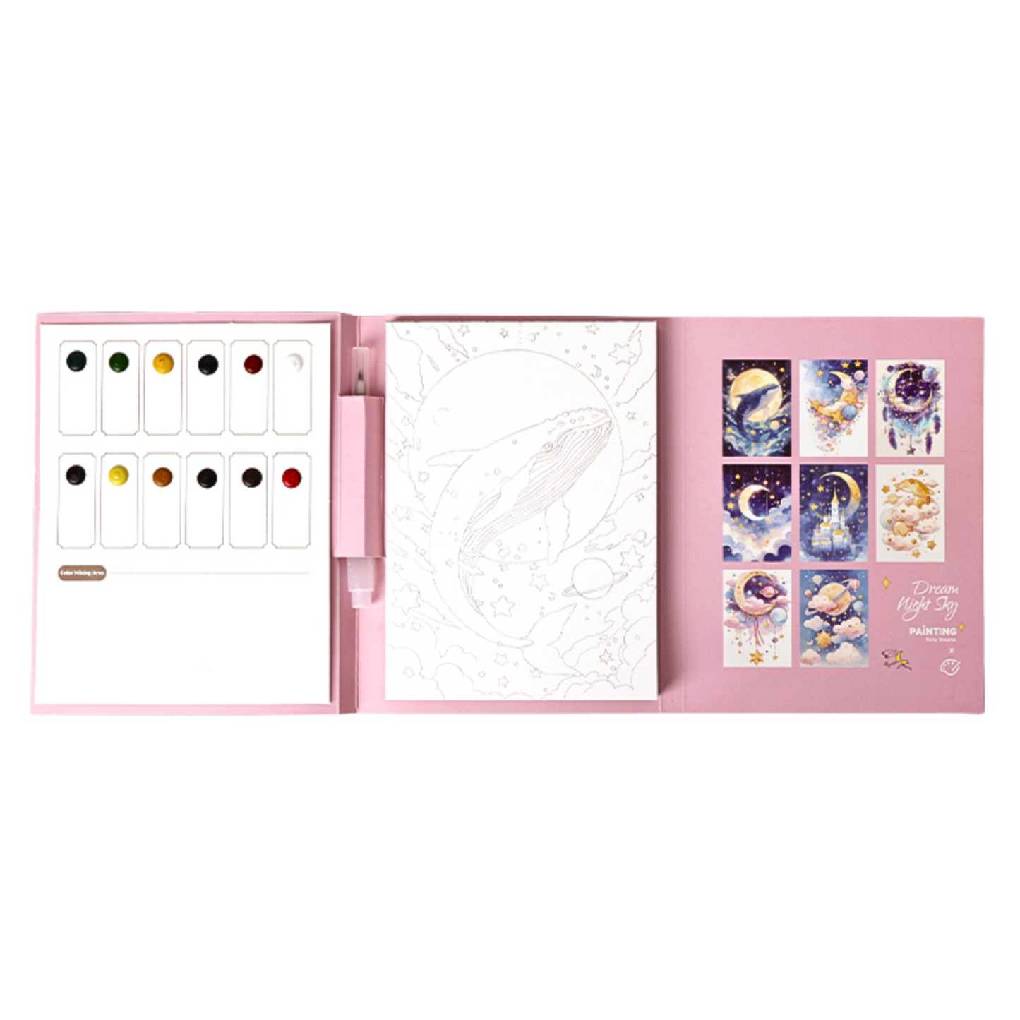 16-Piece Watercolour Painting Set