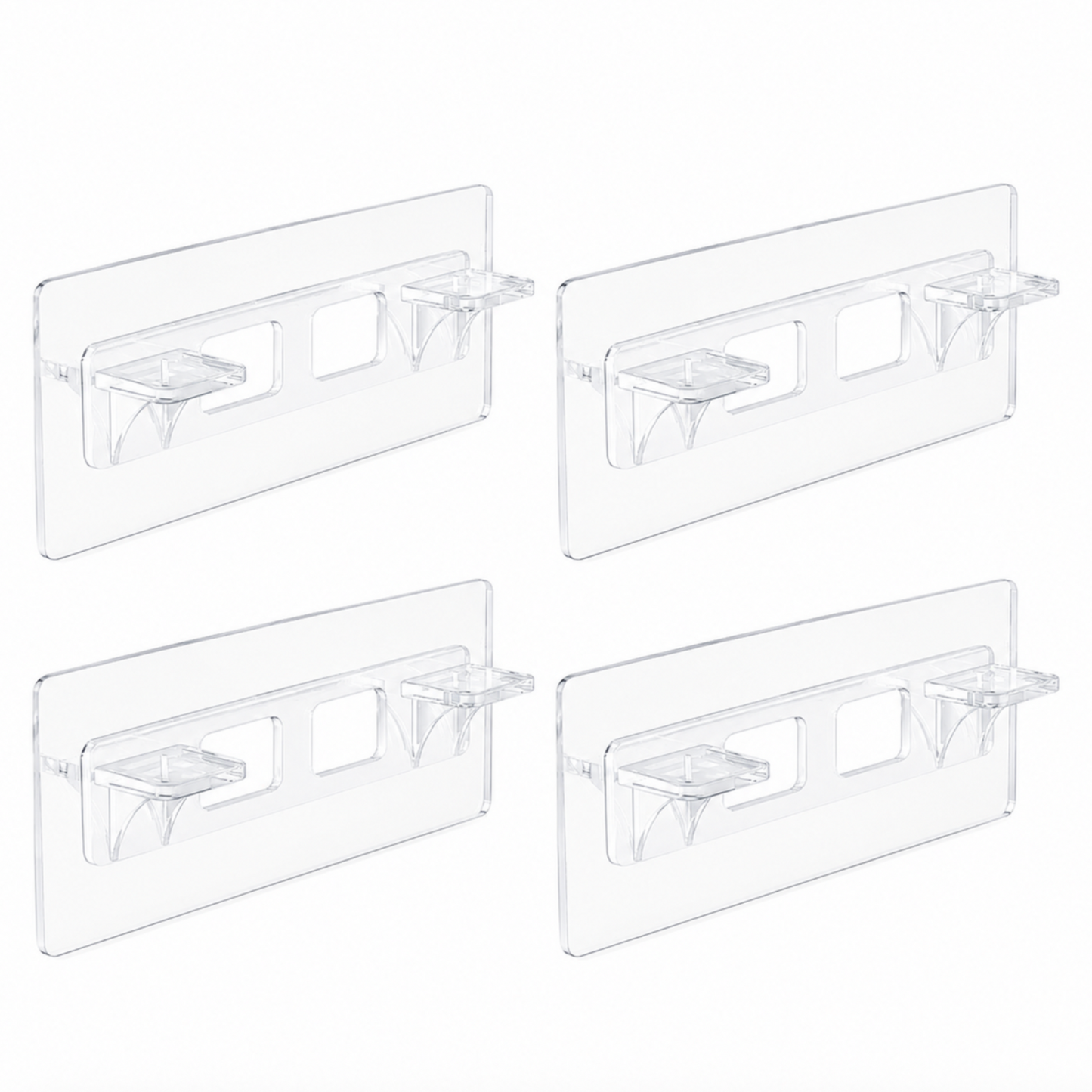Self-Adhesive Support Brackets - Pack of 4