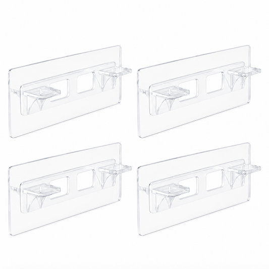 Self-Adhesive Support Brackets - Pack of 4