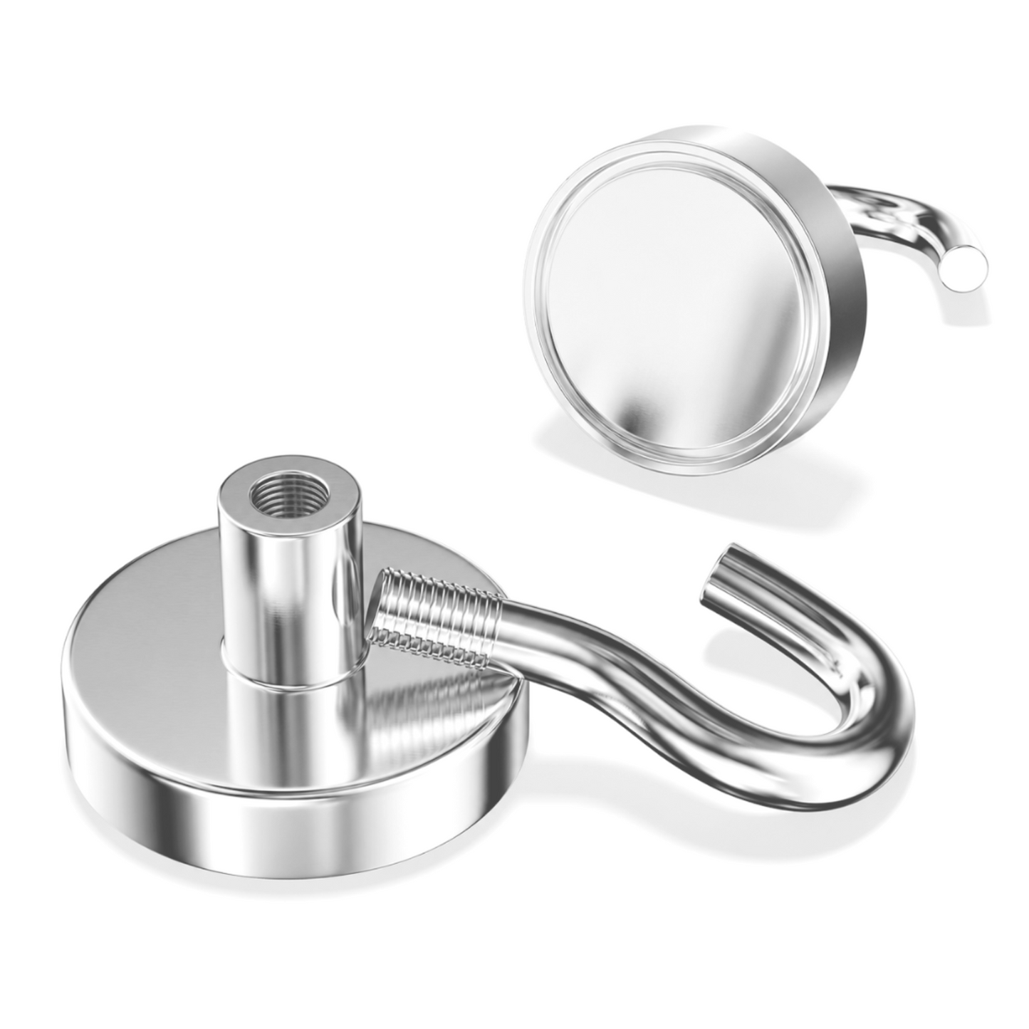 Set of 6 Multi-Use Magnetic Metal Hooks