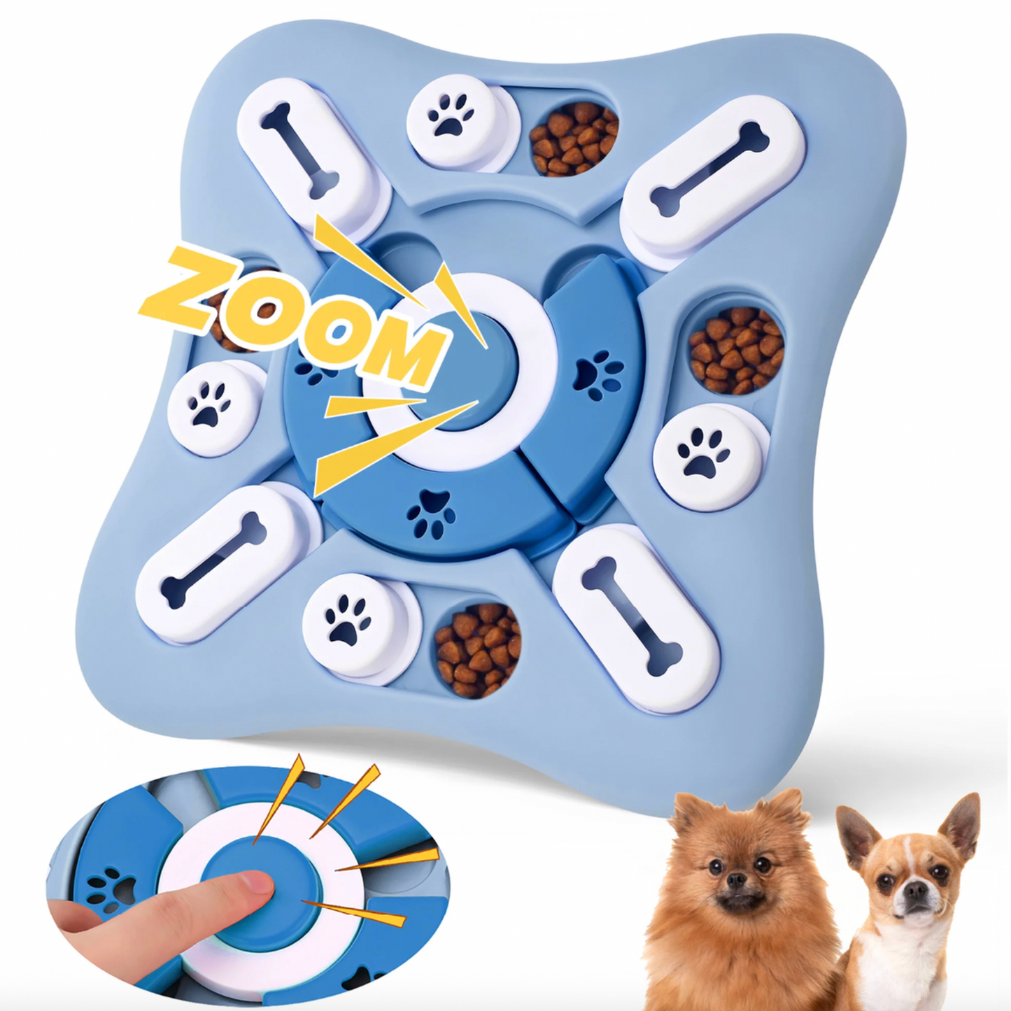 Interactive Treat Dispensing Puzzle Dog Toy