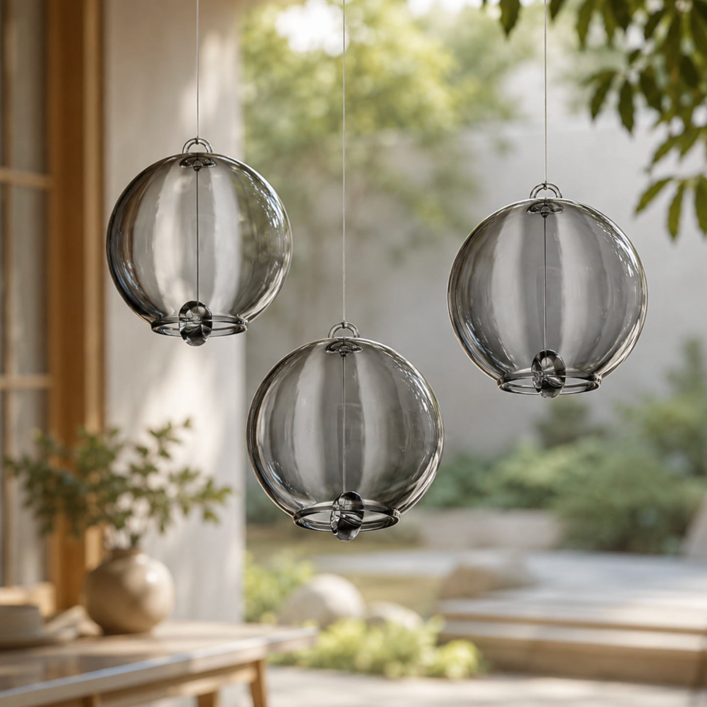 Glass Bell Wind Chime