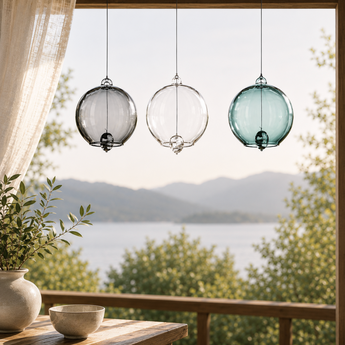 Glass Bell Wind Chime