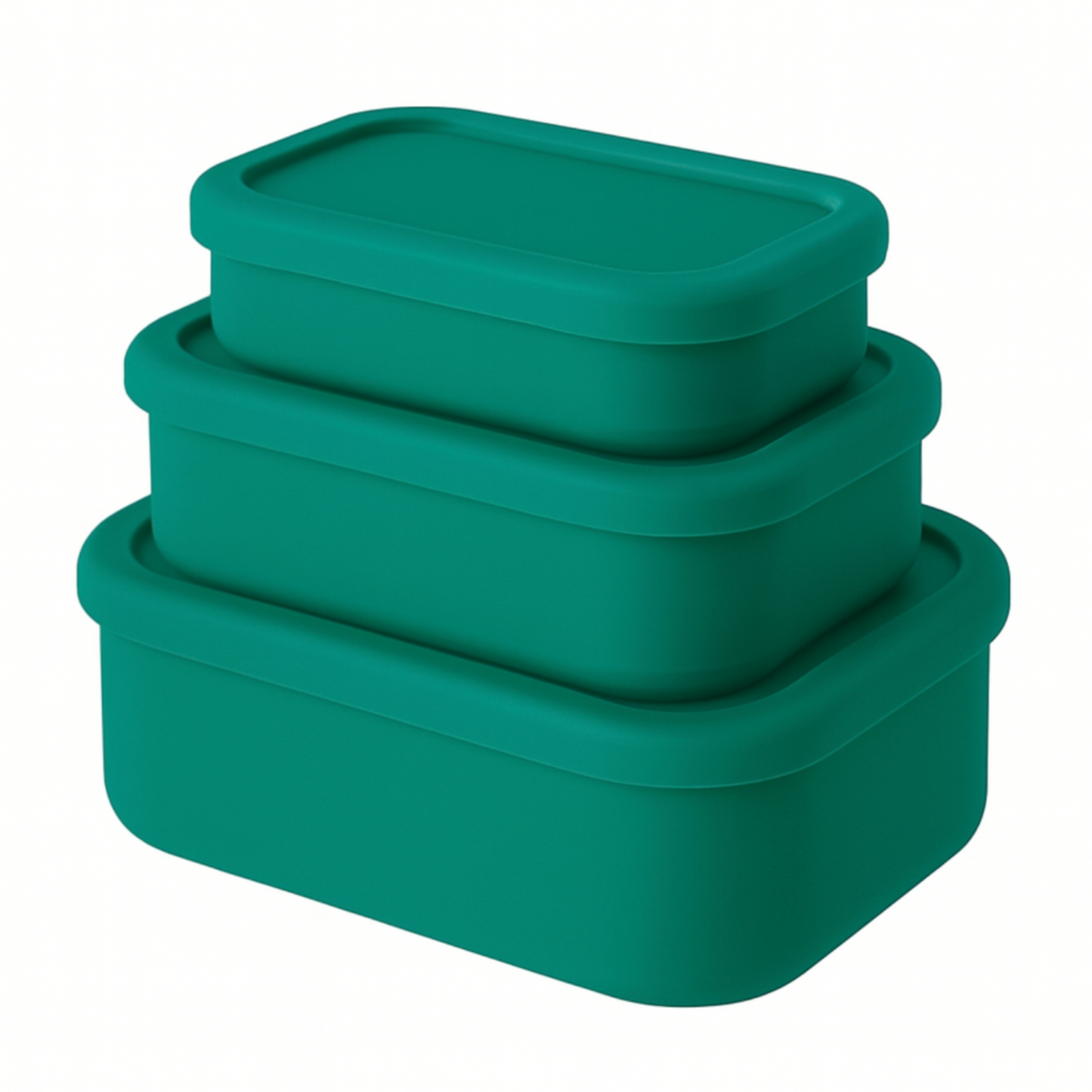 3-Piece Silicone Food Storage Container Set