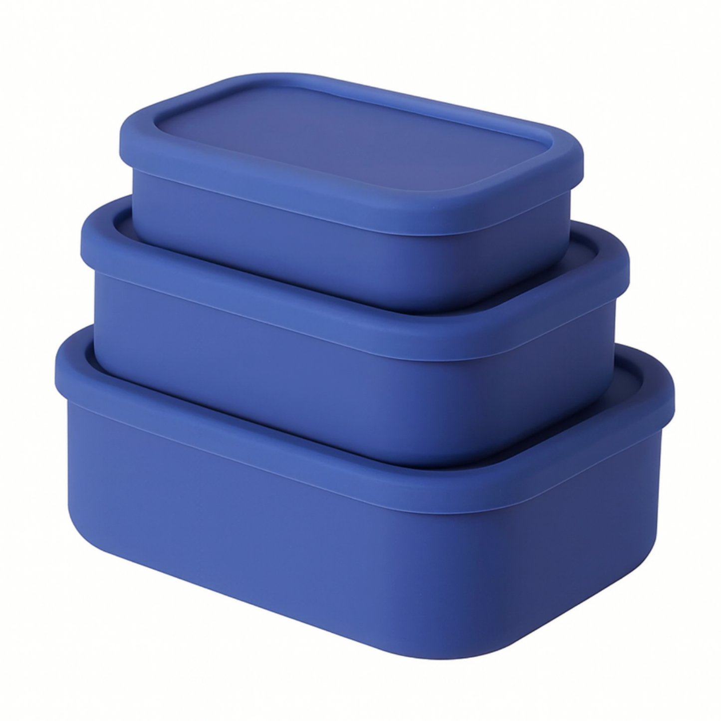3-Piece Silicone Food Storage Container Set