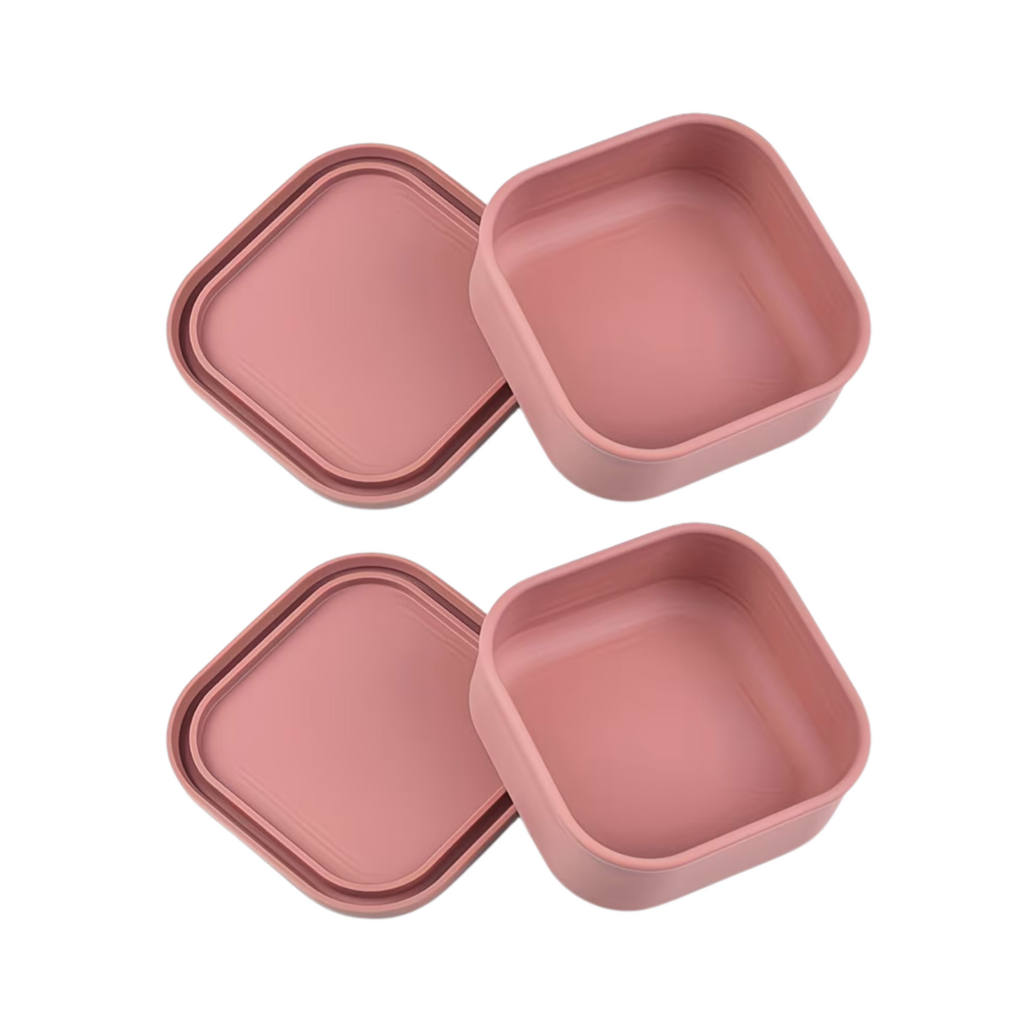 500ml Silicone Food Storage Container - 2 Pack